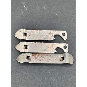 Lot of 3 Vintage Old Dutch Beer Bottle Openers‎ Krantz Brewing Church Keys